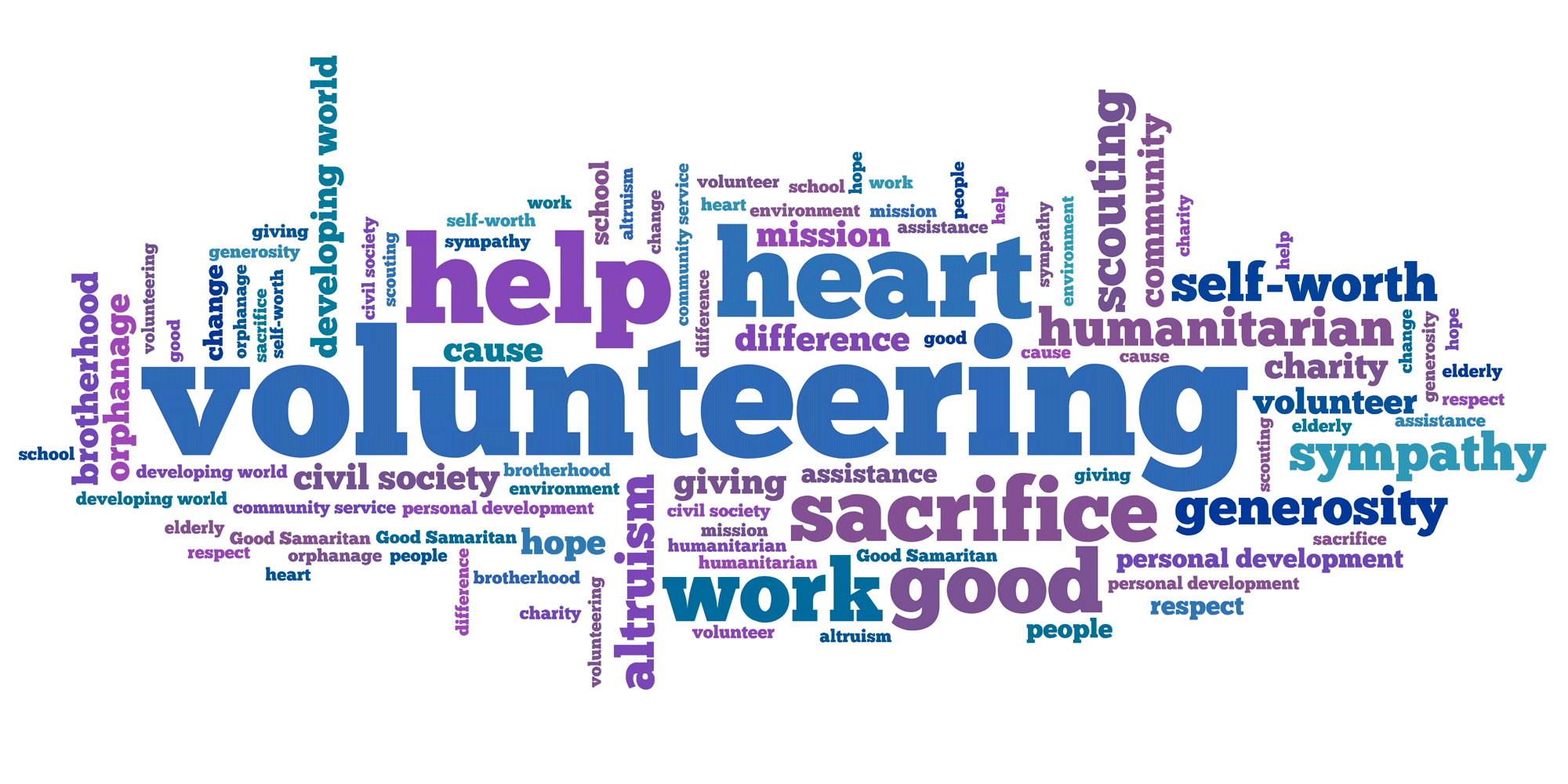 giving to the community allured business media another word for volunteer
